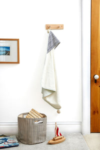 Striped Hooded Towel