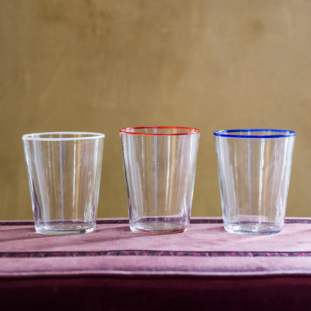 Summer Glasses in Red, Set of 6
