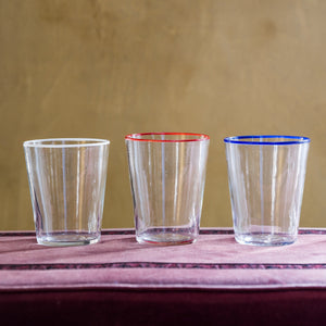 Summer Glasses in Red, Set of 6