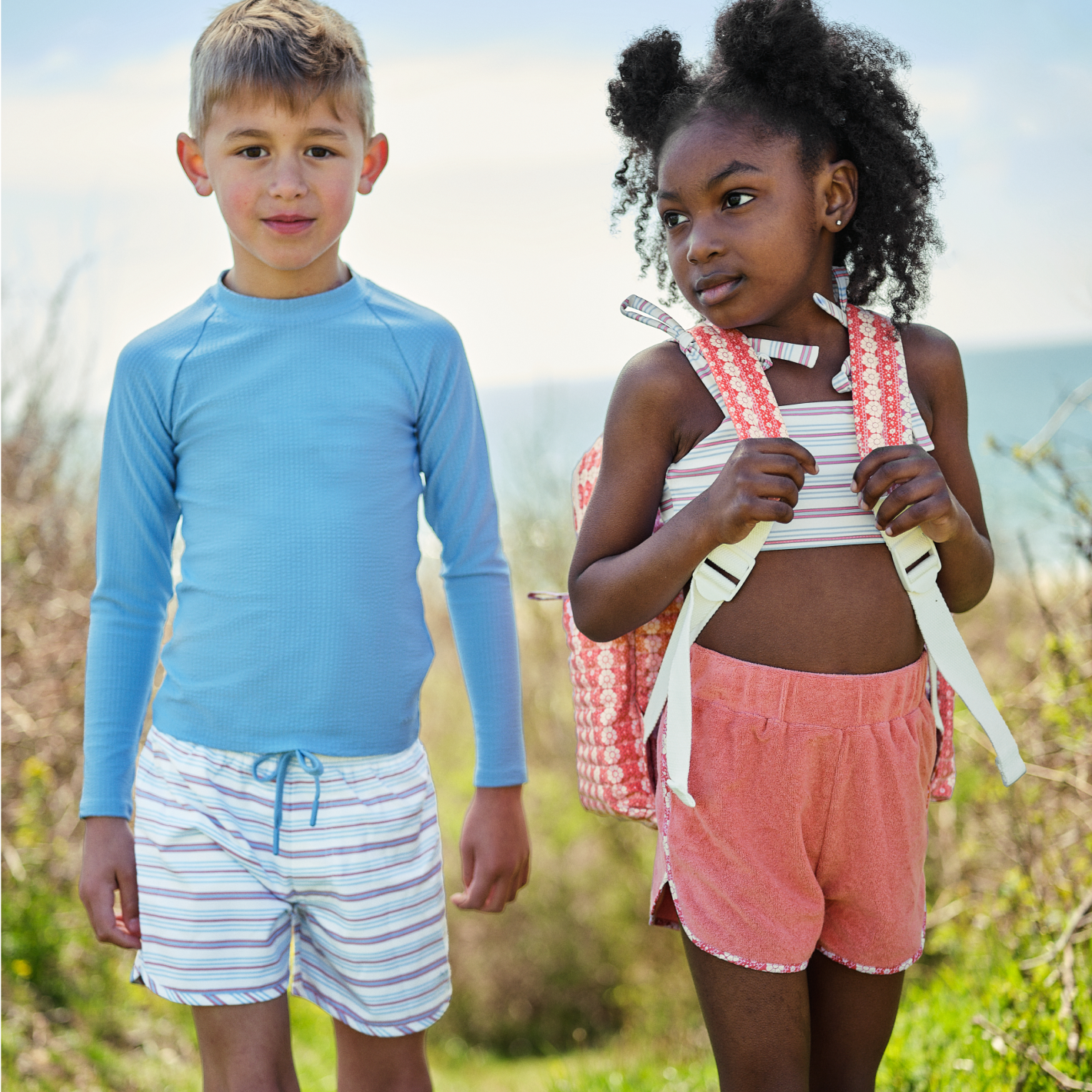 Boys Vintage Stripe Boardie