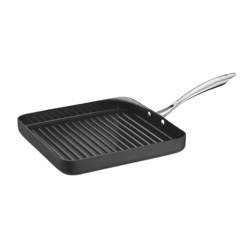 GreenGourmet® Hard Anodized 11" Grill Pan in Black
