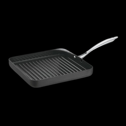GreenGourmet® Hard Anodized 11" Grill Pan in Black