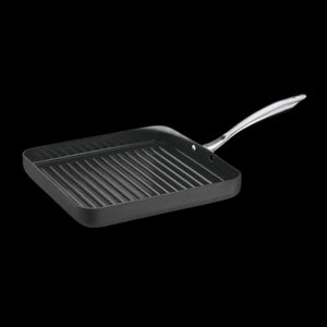 GreenGourmet® Hard Anodized 11" Grill Pan in Black
