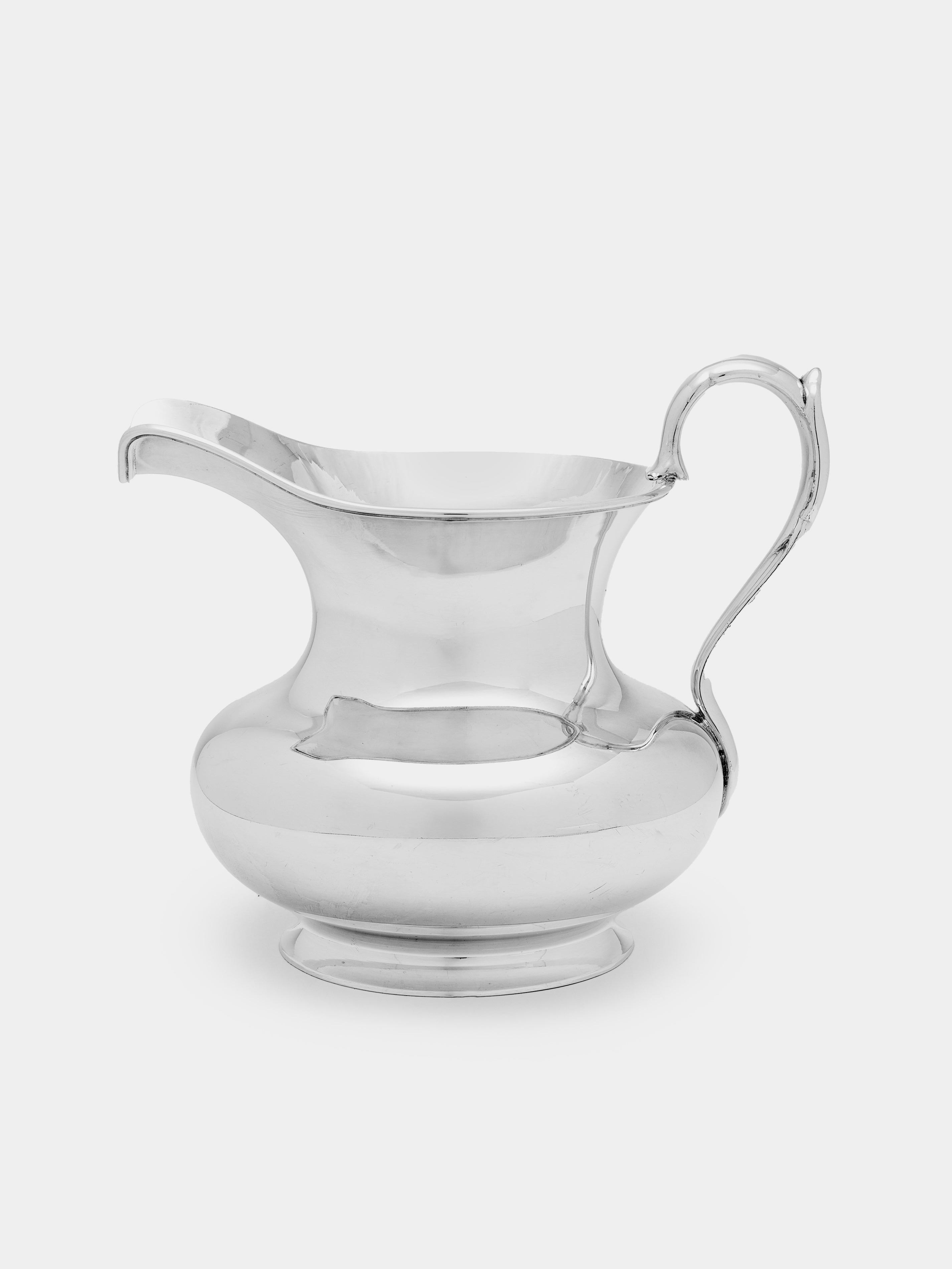 1970s Solid Silver Water Jug