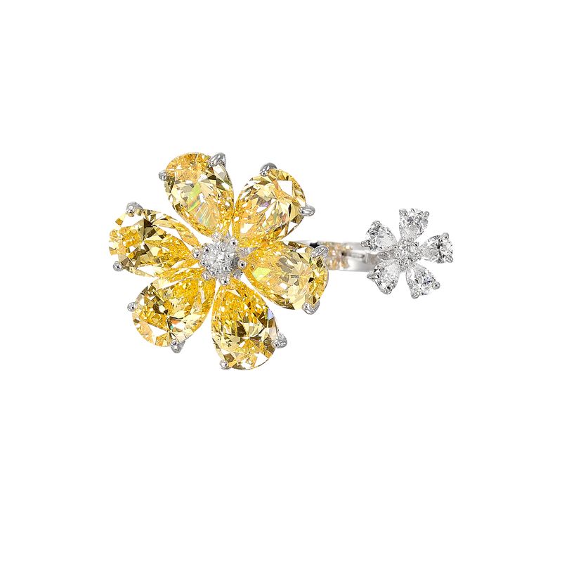 Daisy Diamond Marguerite Rings
