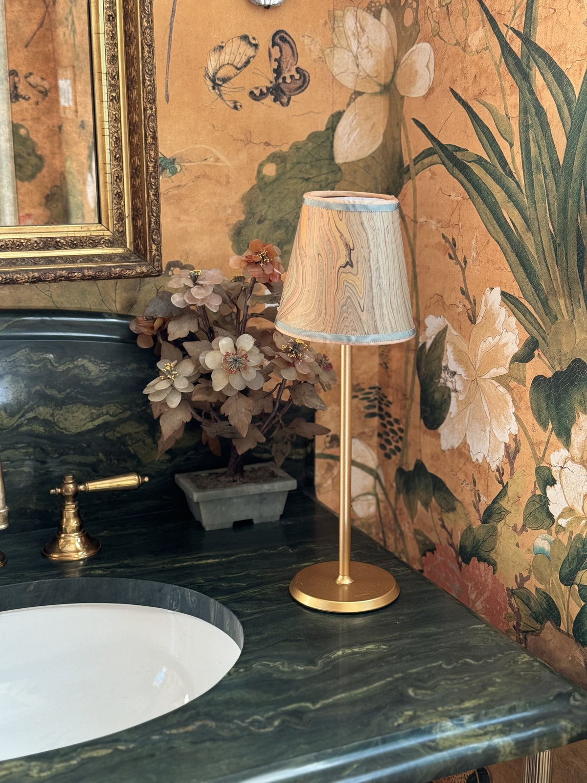 Small Marble Shade Cover in Tan