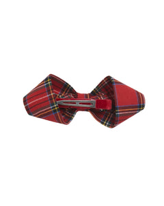 Red Tartan Hairclip
