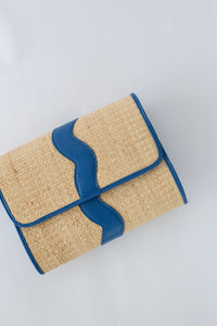 Allie Clutch in Rattan