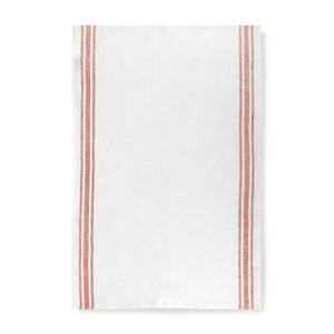 Tea Towels Bundle of 3 French Red Stripe