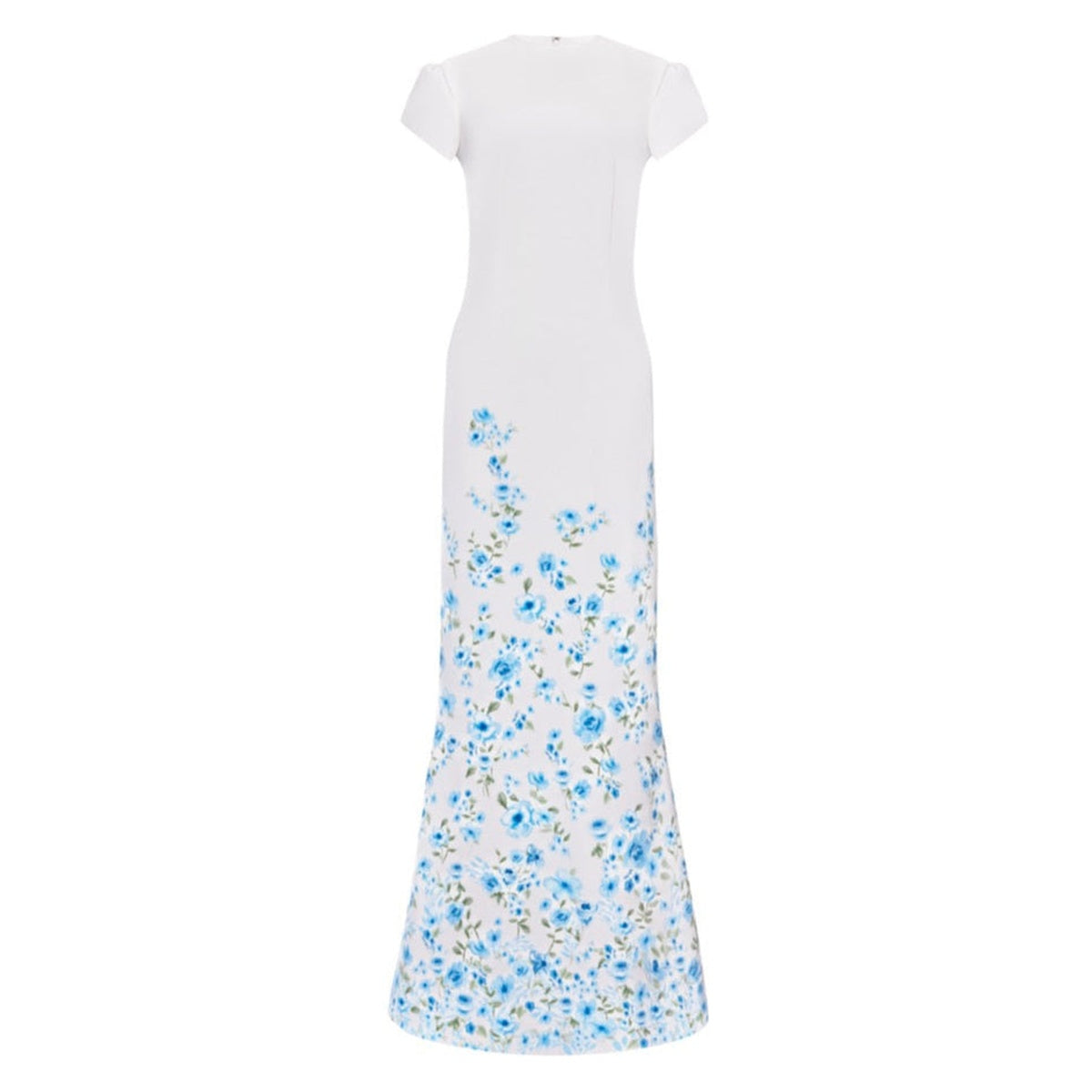 The Adrienne Gown in Blue & White