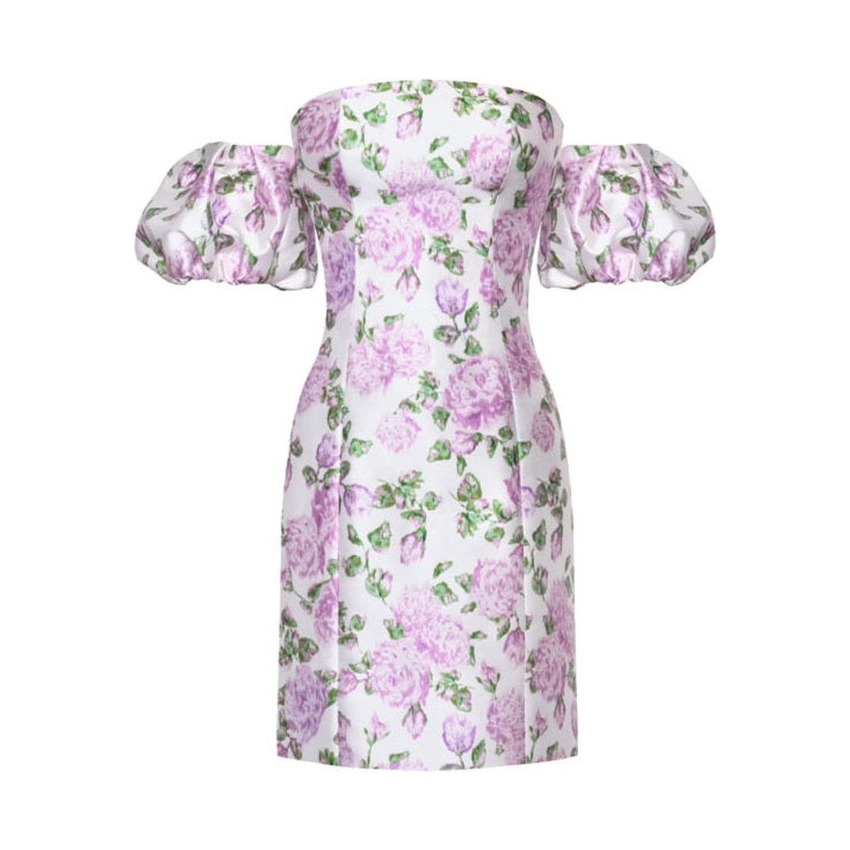 The Amanda Dress in Pink & Green