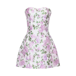 The Ashley Dress in Pink & Green