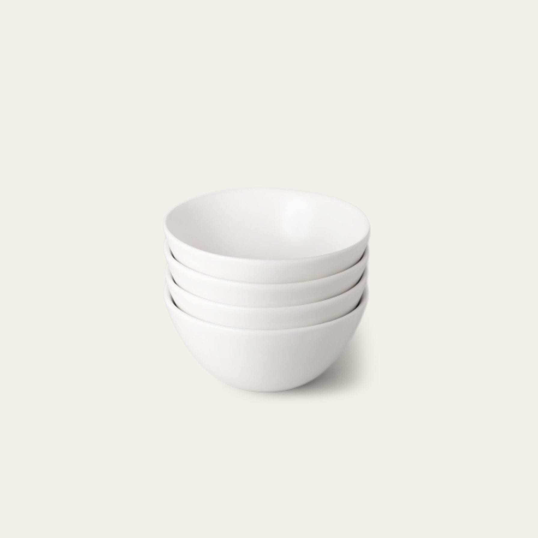 Breakfast Bowls, Set of 4 (Cloud White)
