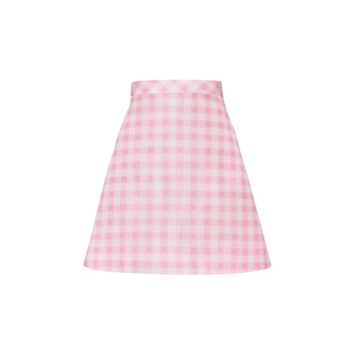 The Charlene Skirt in Pink & White