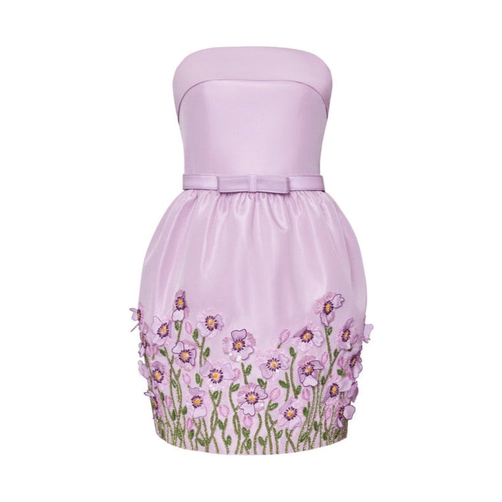 The Getty Dress in Pale Purple