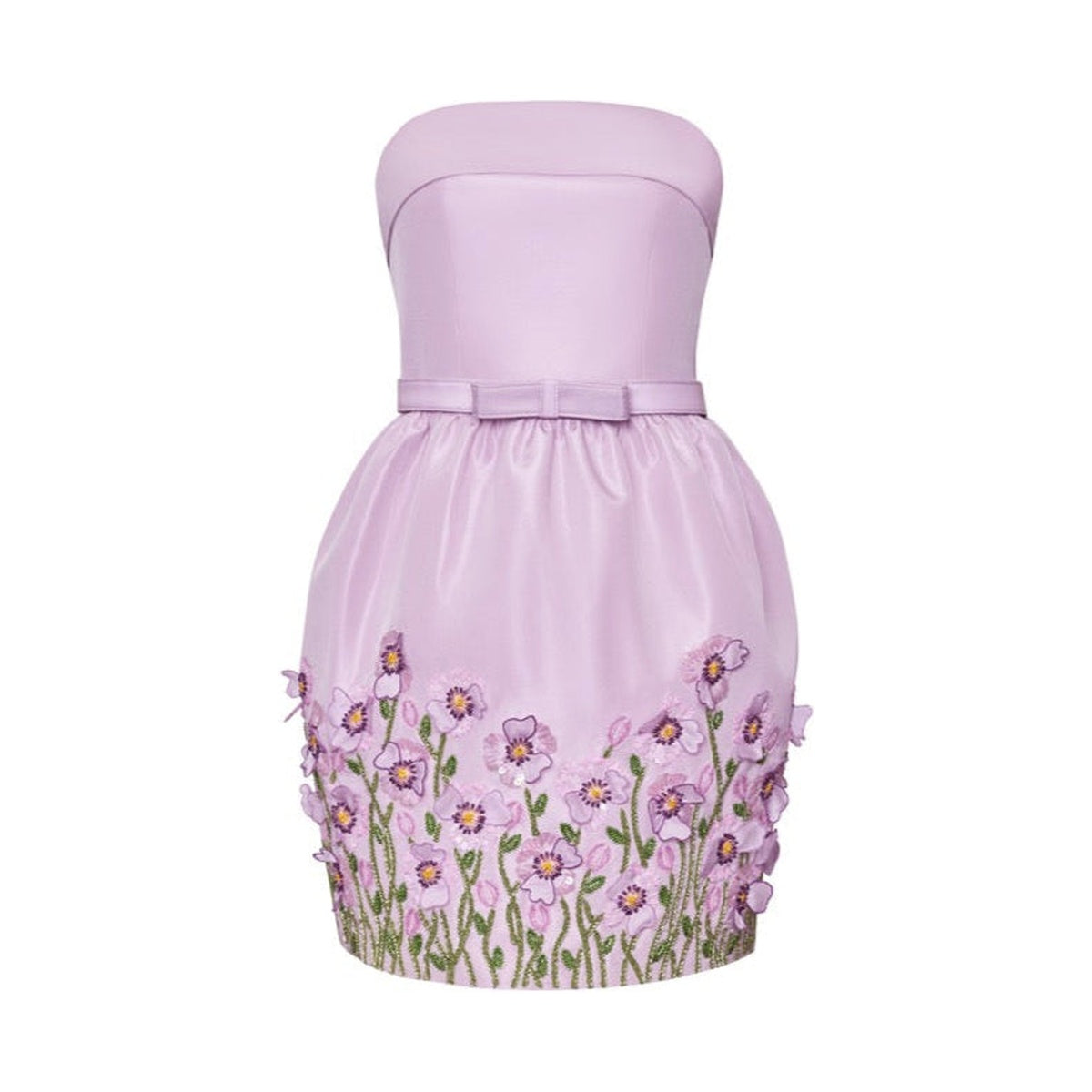 The Getty Dress in Pale Purple