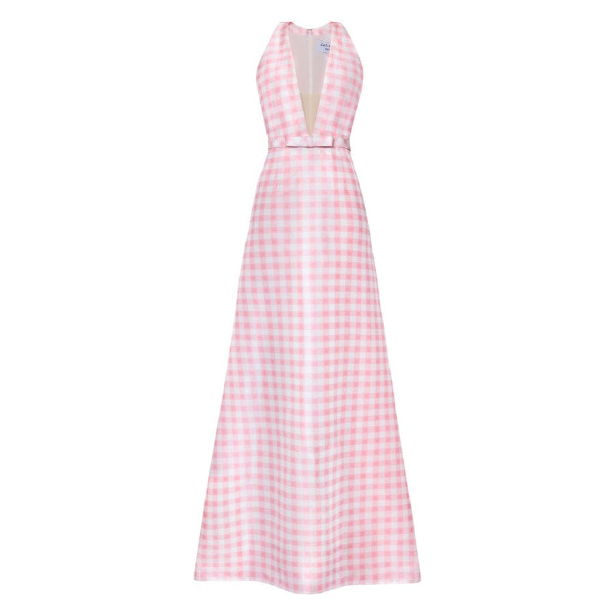 The Gigi Gown in Pink & White