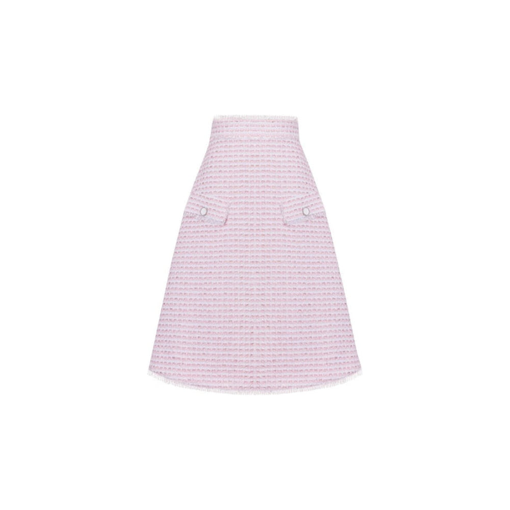 The Hess Skirt in Pink & White