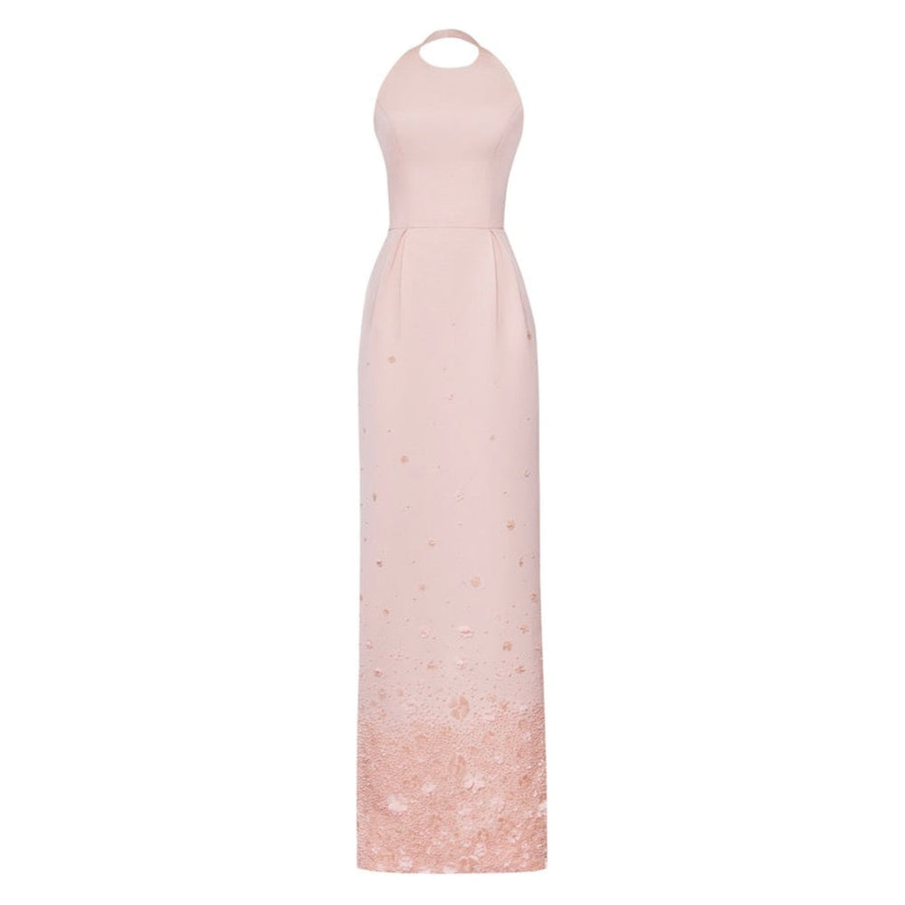 The Indre Gown in Pale Pink