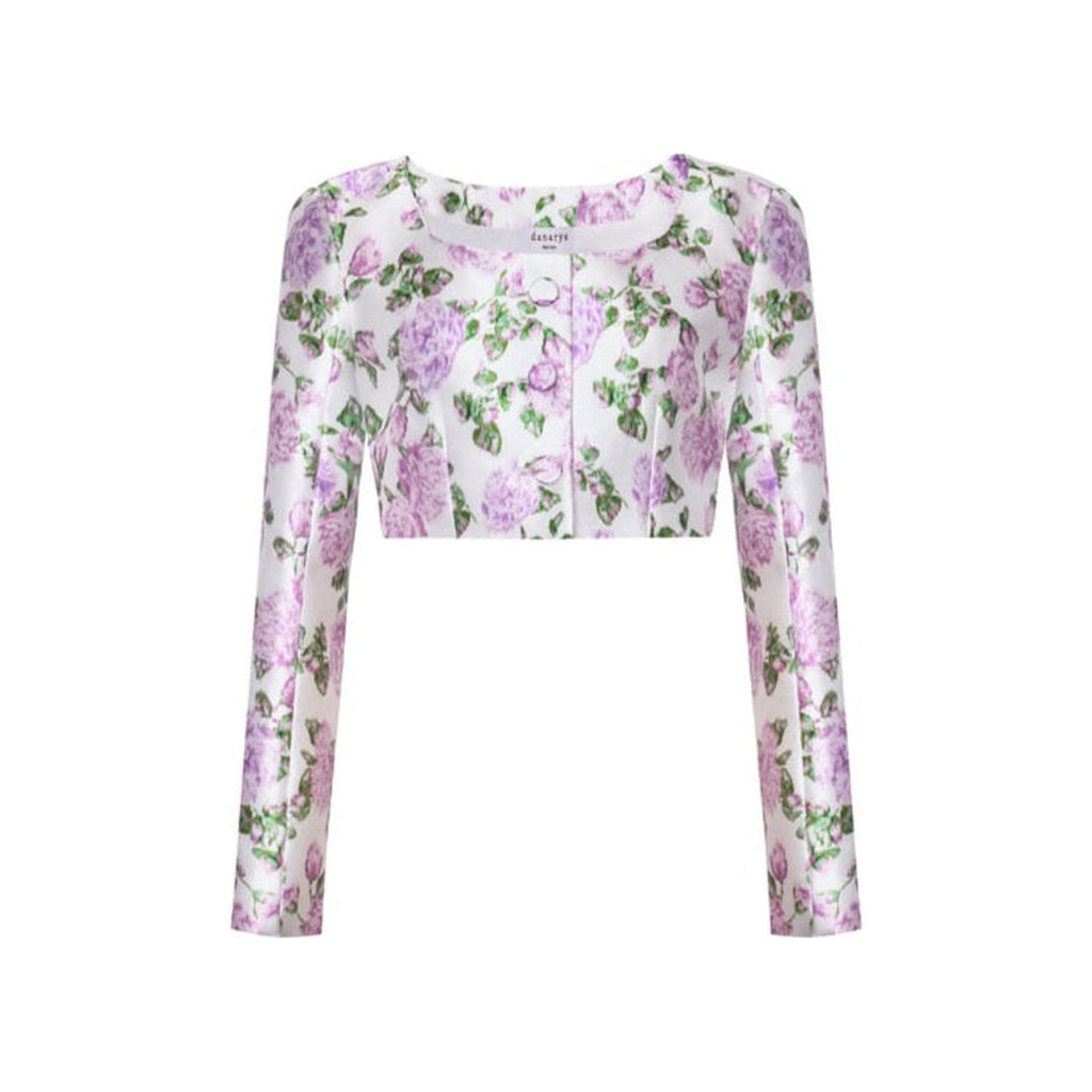 The Julianne Jacket in Pink & Green