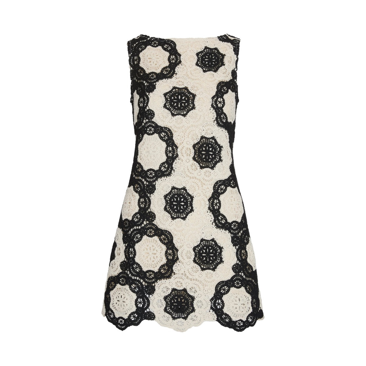 the-lisandra-dress-in-black-ivory-crochet-lace