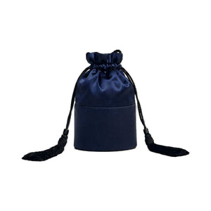 The Lola in Satin in Navy