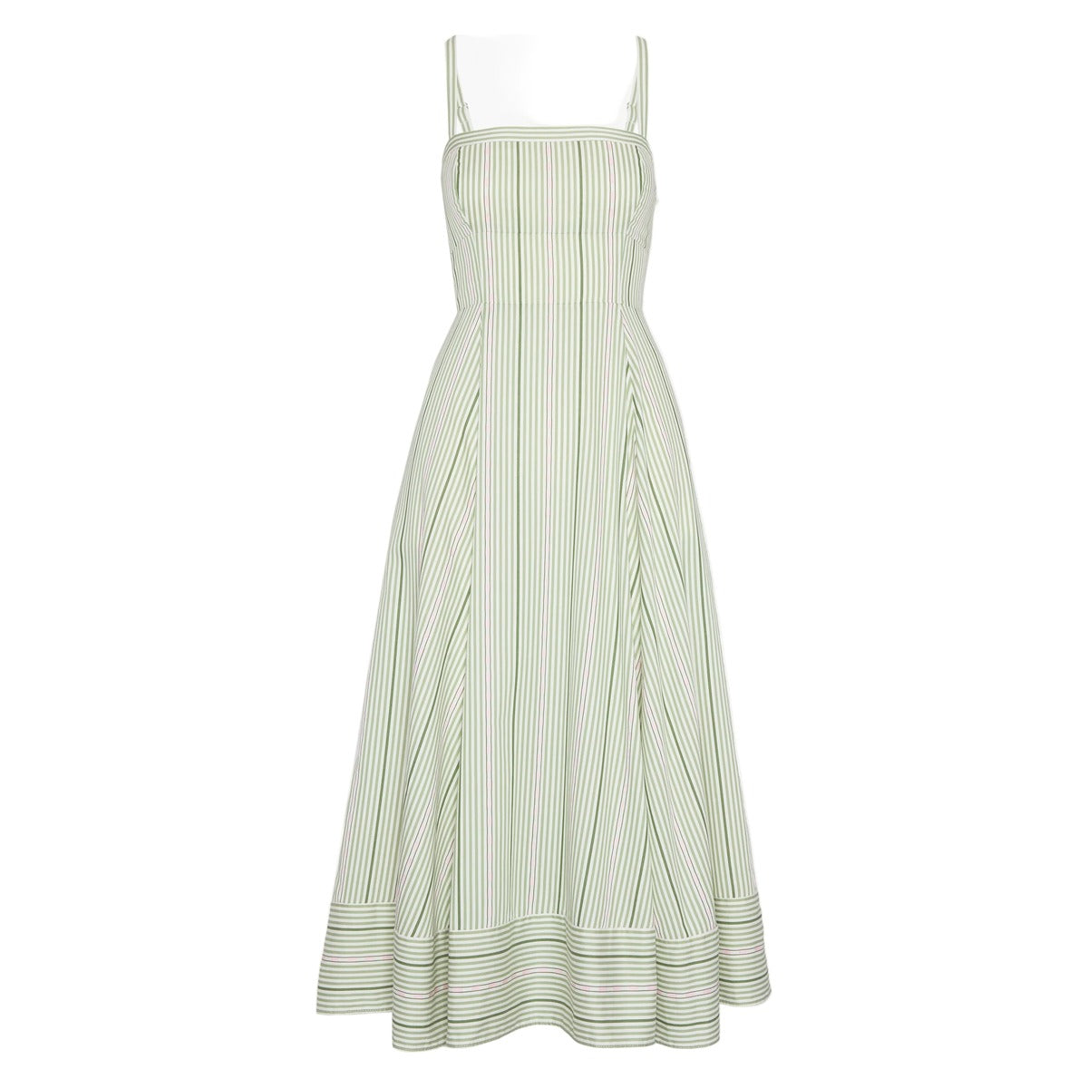 the-margot-dress-in-green-jacquard-stripe