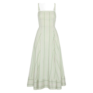 the-margot-dress-in-green-jacquard-stripe