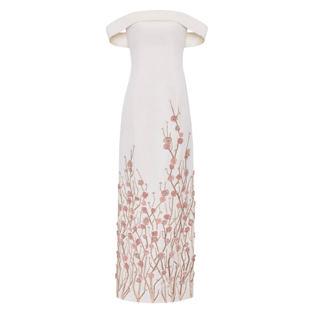 The Natasha Gown in Off-White