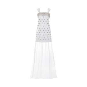 The Ness Mini Dress with Detachable Train and Straps
