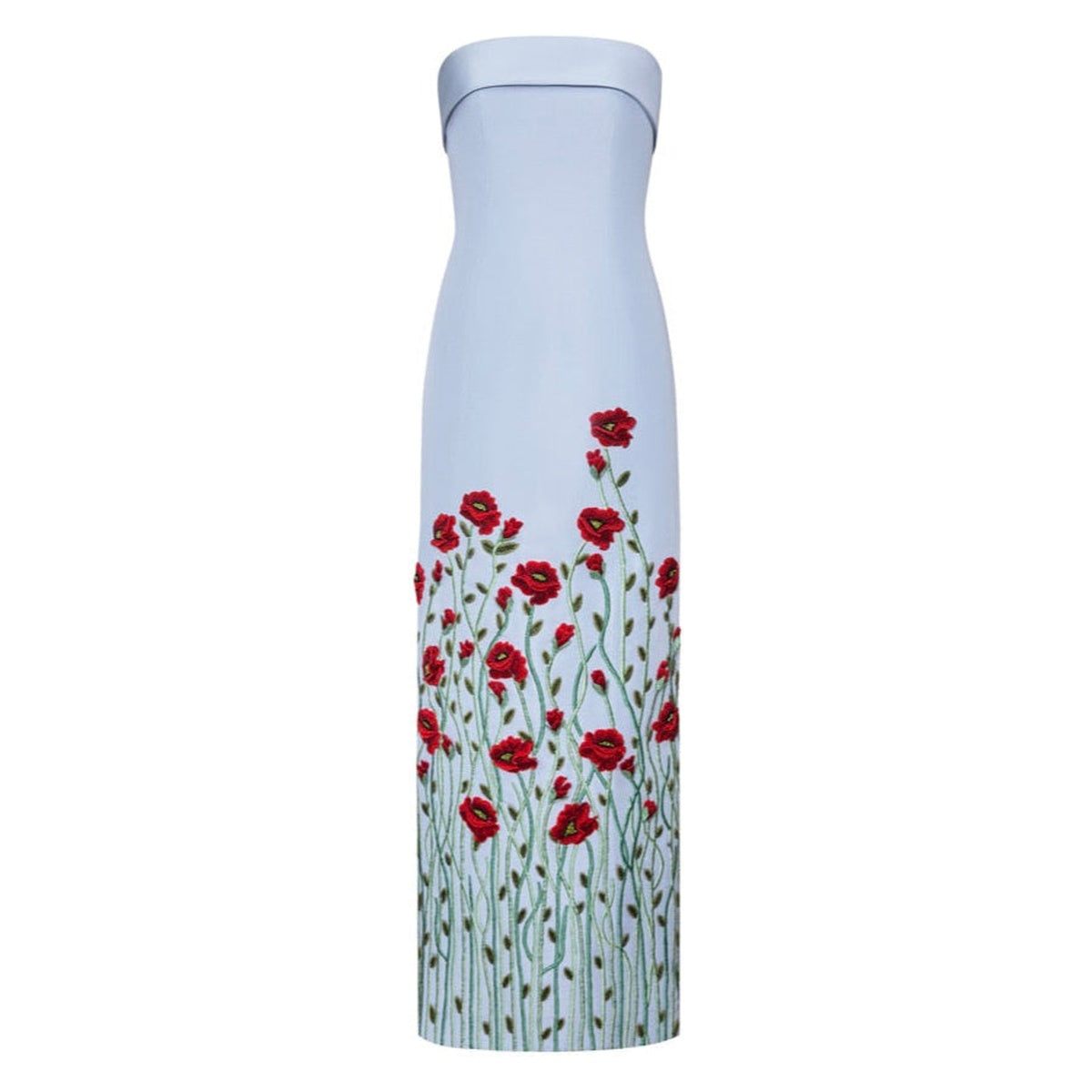 The Poppy Gown in Pale Blue