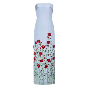 The Poppy Gown in Pale Blue