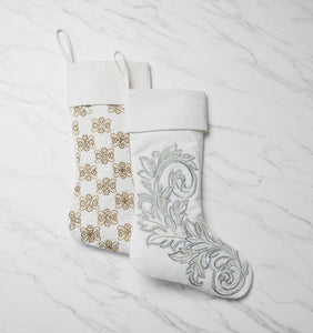 Frosty Holiday Stocking
