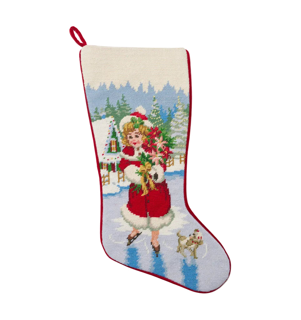Iceskater Girl Stocking