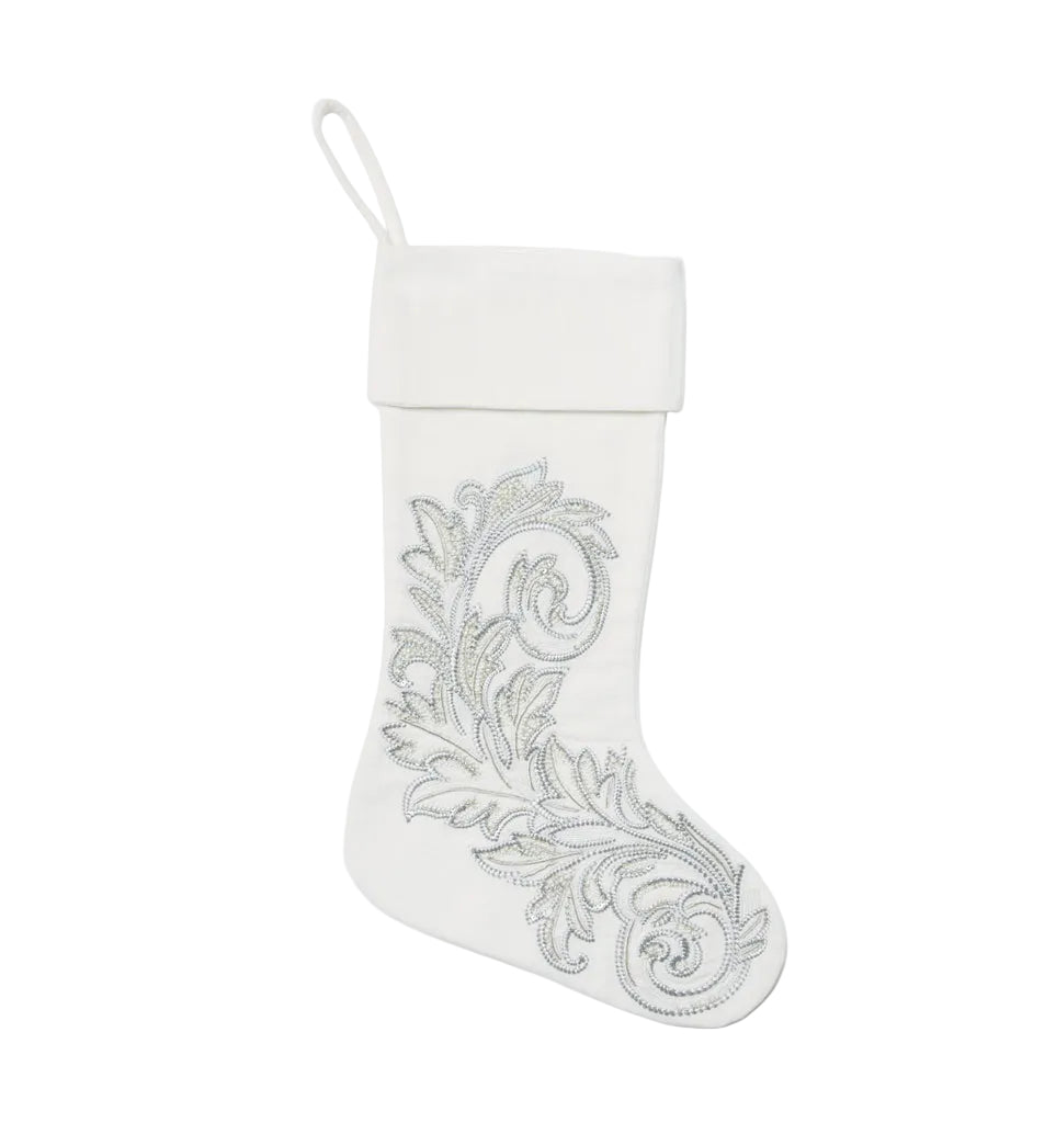 Frosty Holiday Stocking