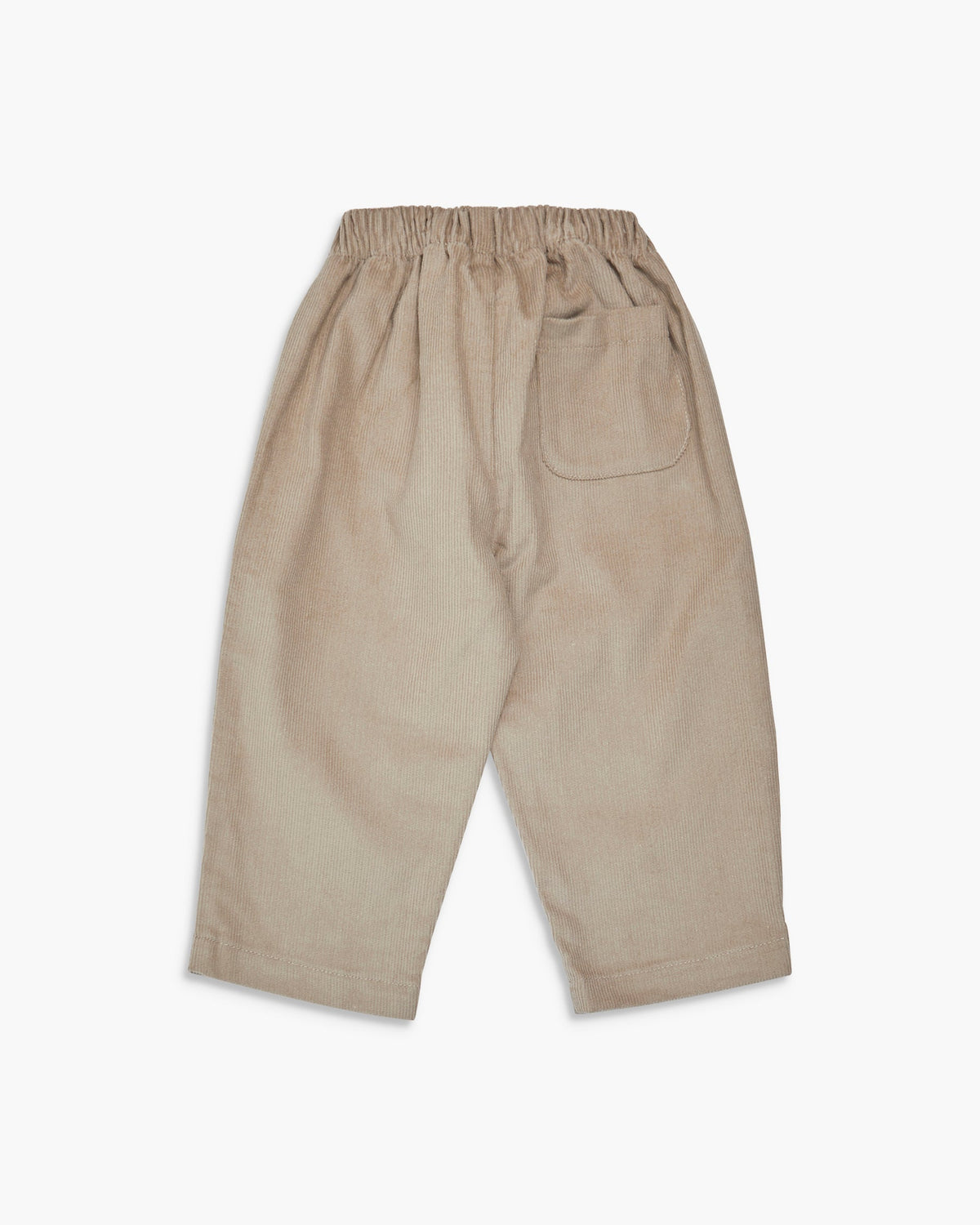 Beige pants on a white background