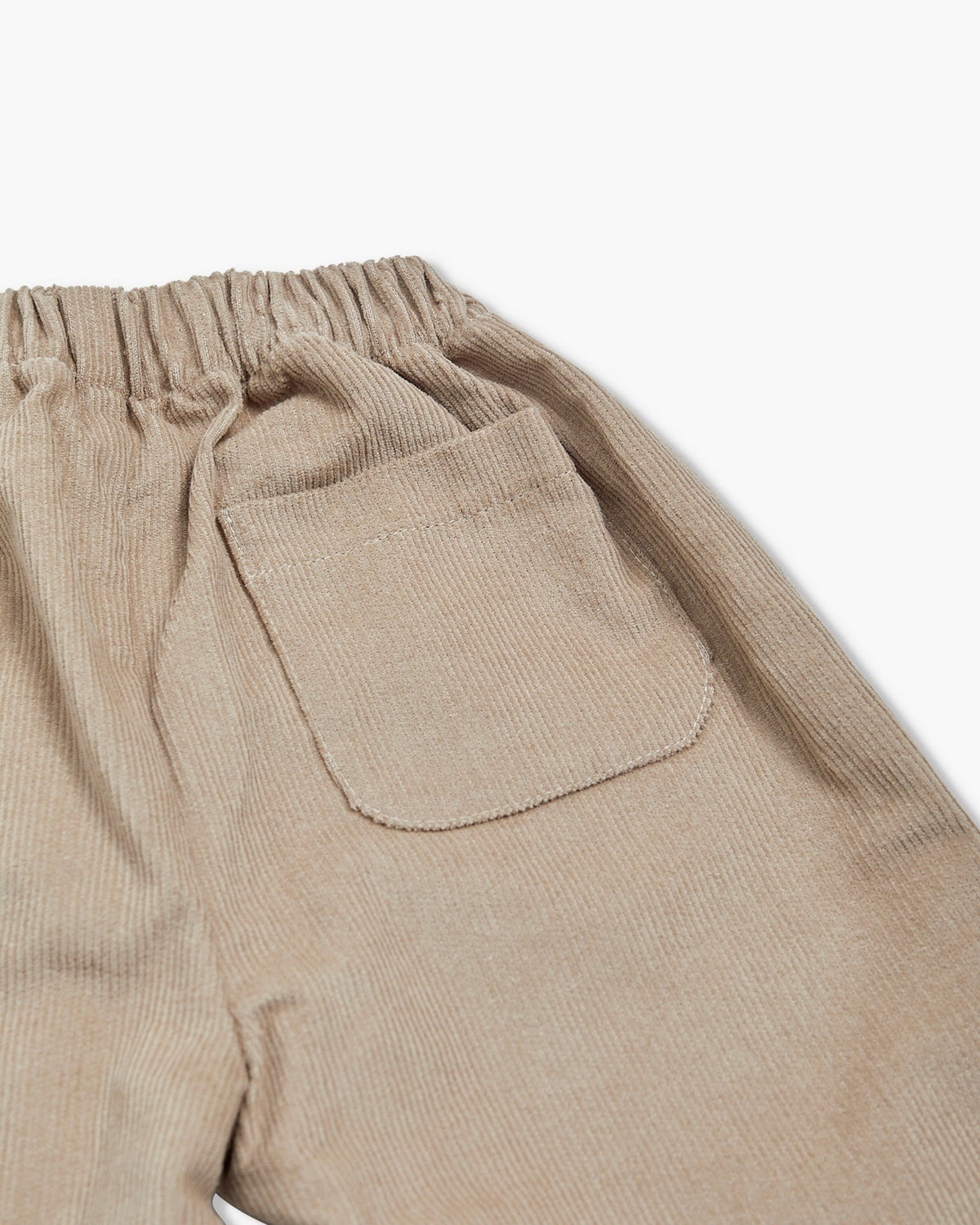 Beige pants on a white background