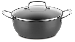 Chef's Classic® Nonstick Hard Anodized 5 Quart Chili Pot with Cover in Black