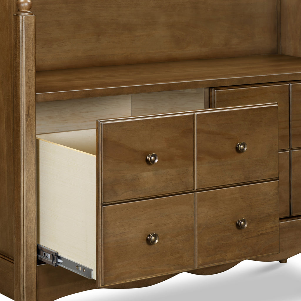 Liberty Library Hutch in Natural Walnut