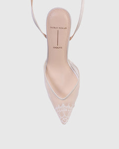 Cara 80 in White Mesh