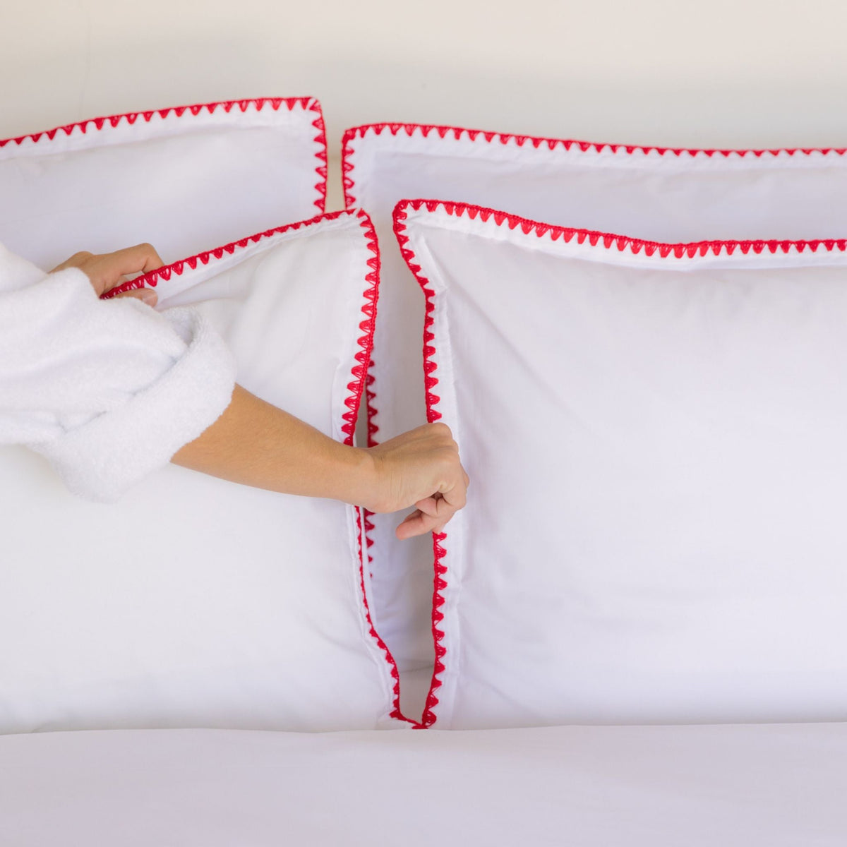 Cascais Percale Pillowcase in Beige (pack of 2)