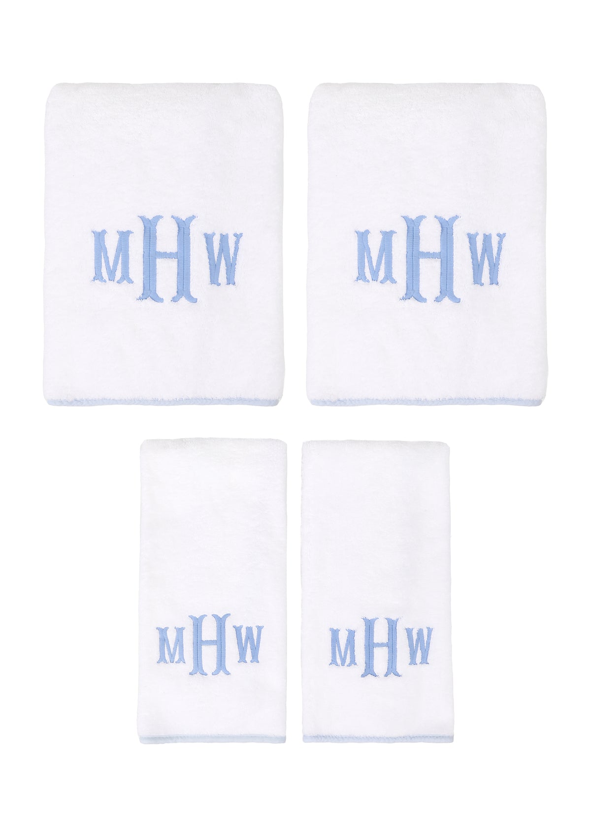 Signature Starter Pack in Light Blue, Set of 4