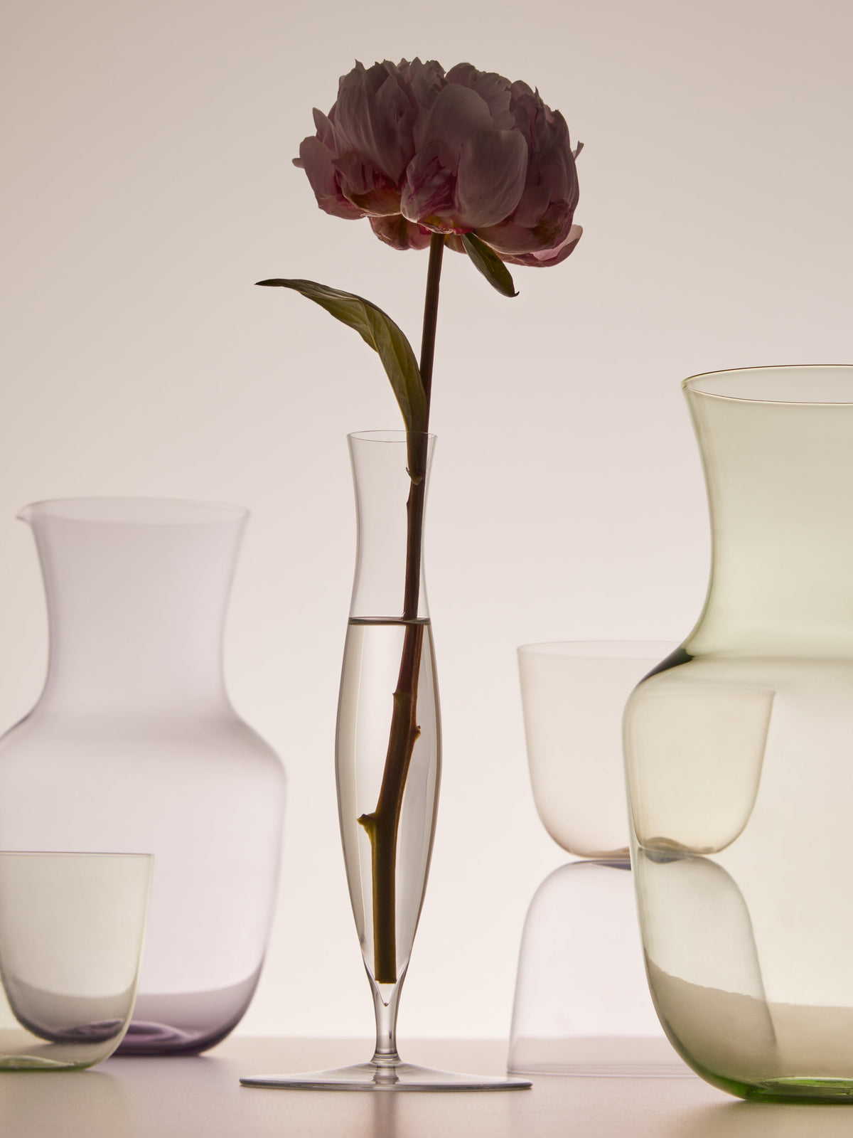 BV39 III Hand-Blown Crystal Bud Vase