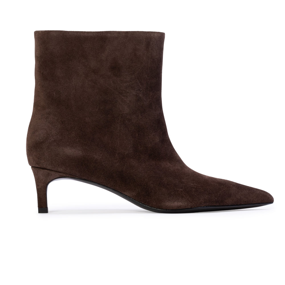 Trina 50 Boot in Dark Brown Suede