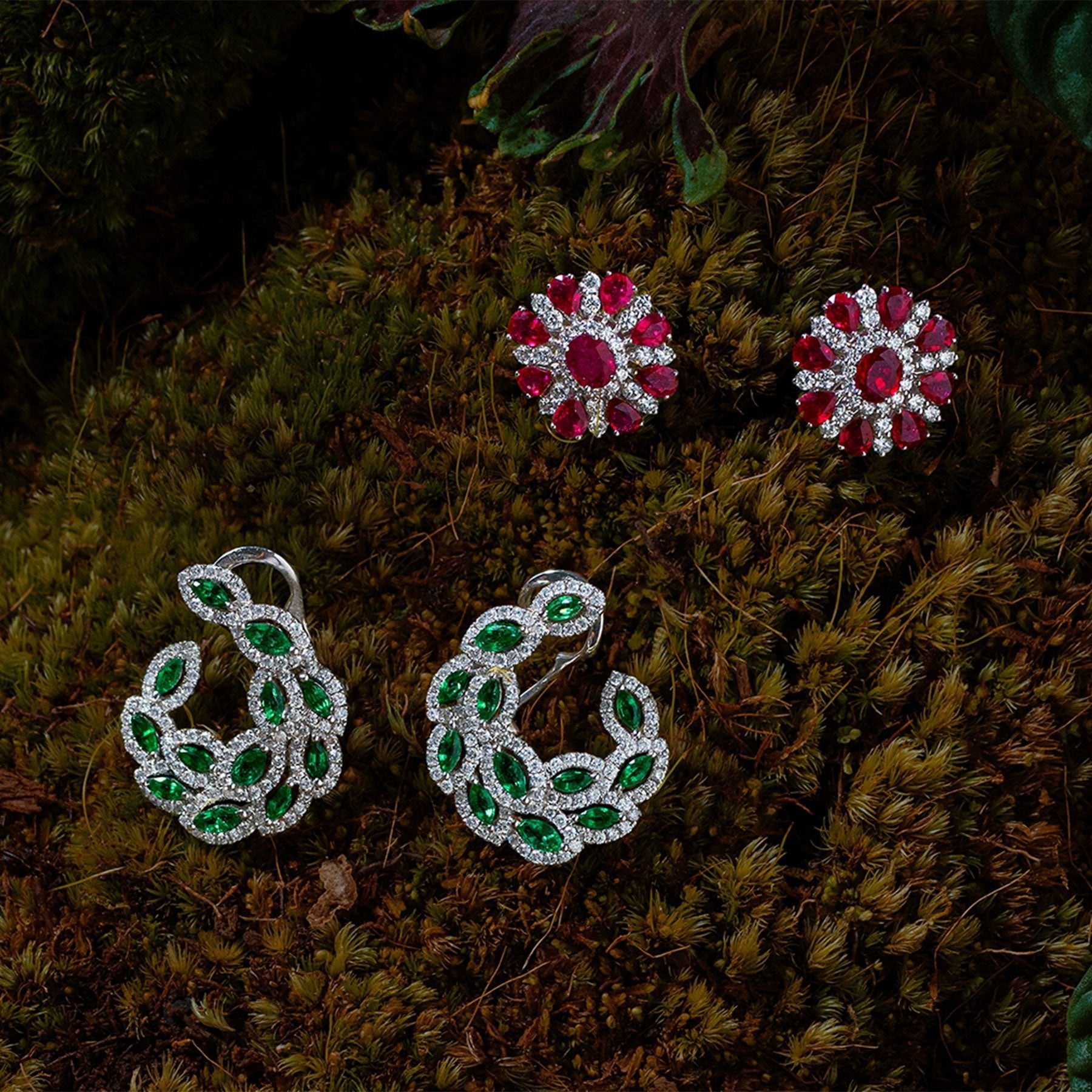 Tropical Paradise Berry Earrings - Jewelry - RUCHI New York