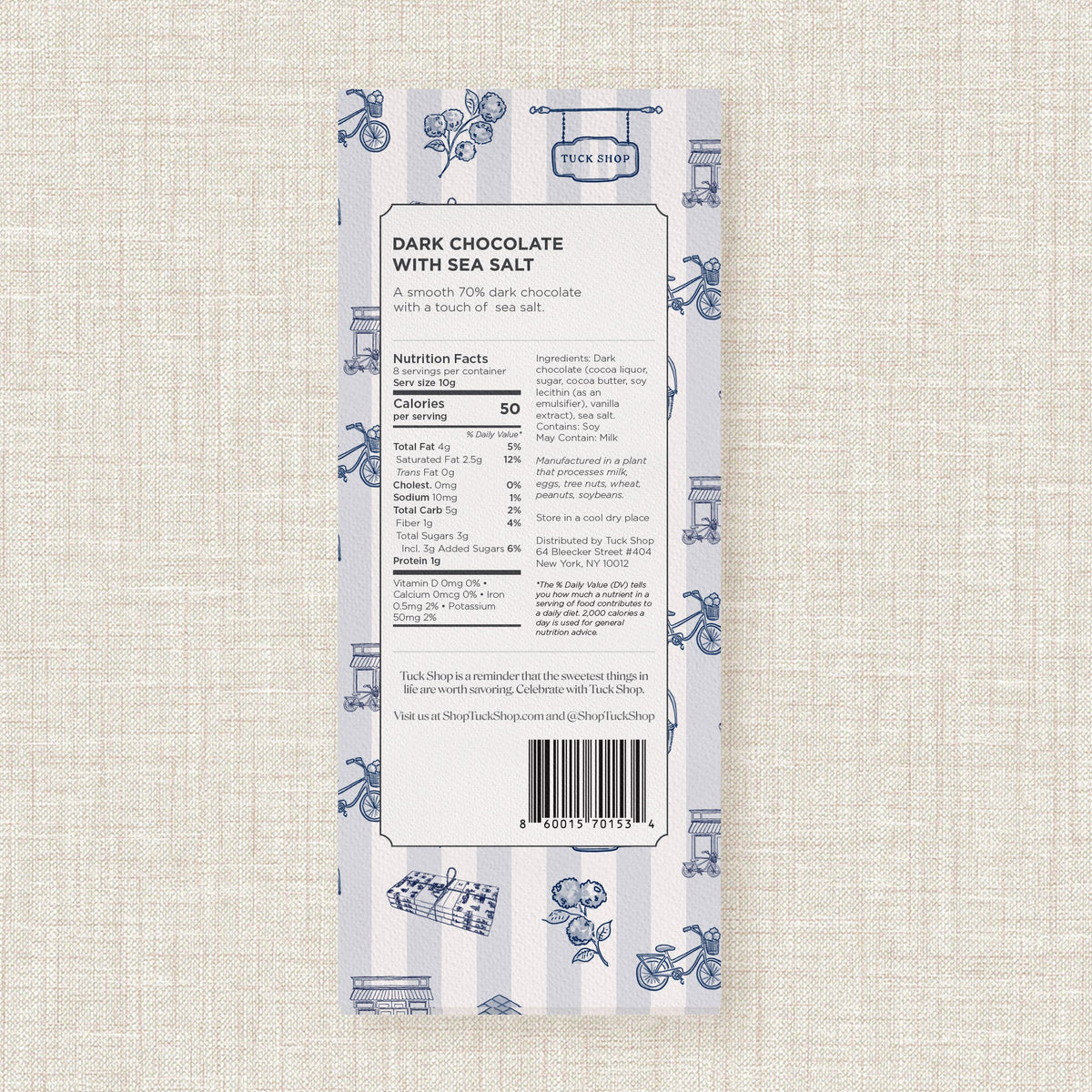 Tuck Shop Dark Chocolate with Sea Salt