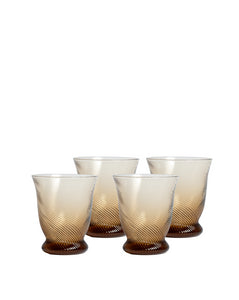 Spiral Tumbler, Set of 4