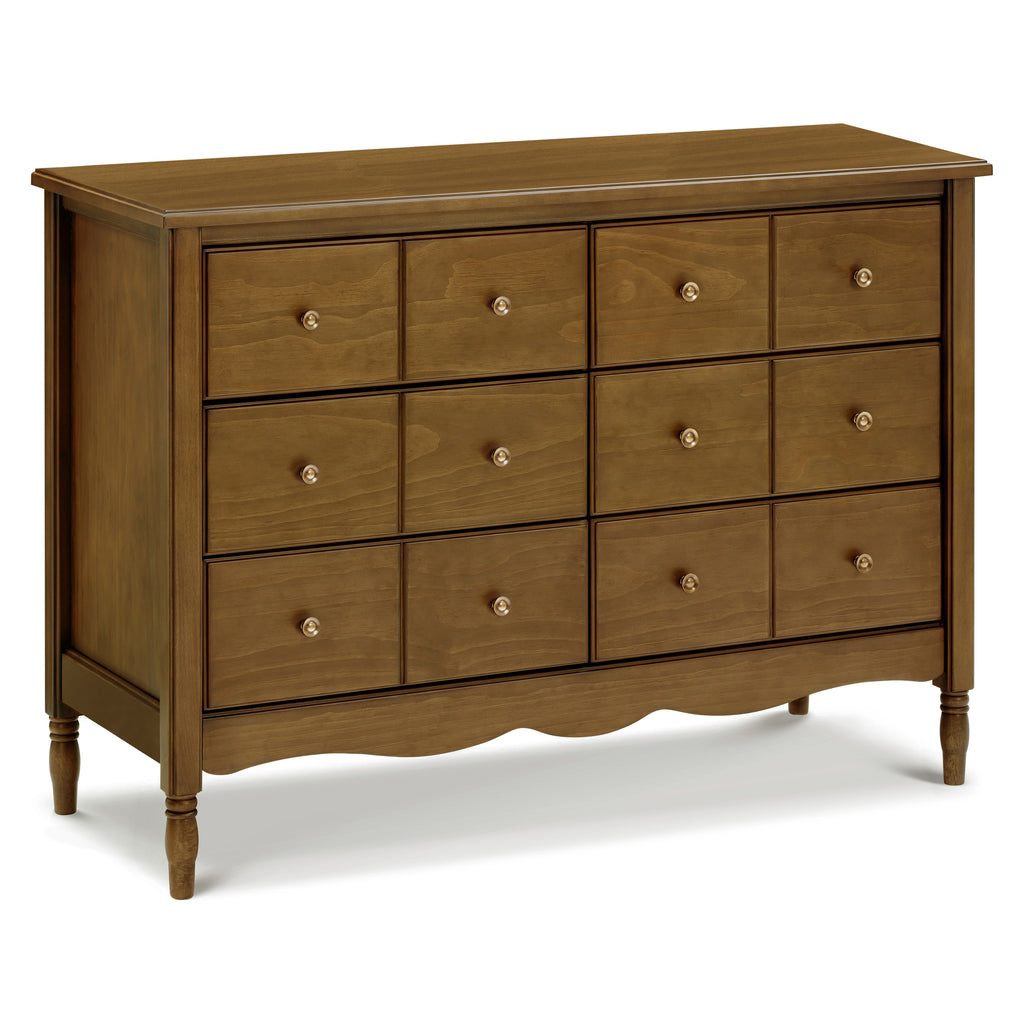 Liberty 6-Drawer Assembled Dresser in Natural Walnut