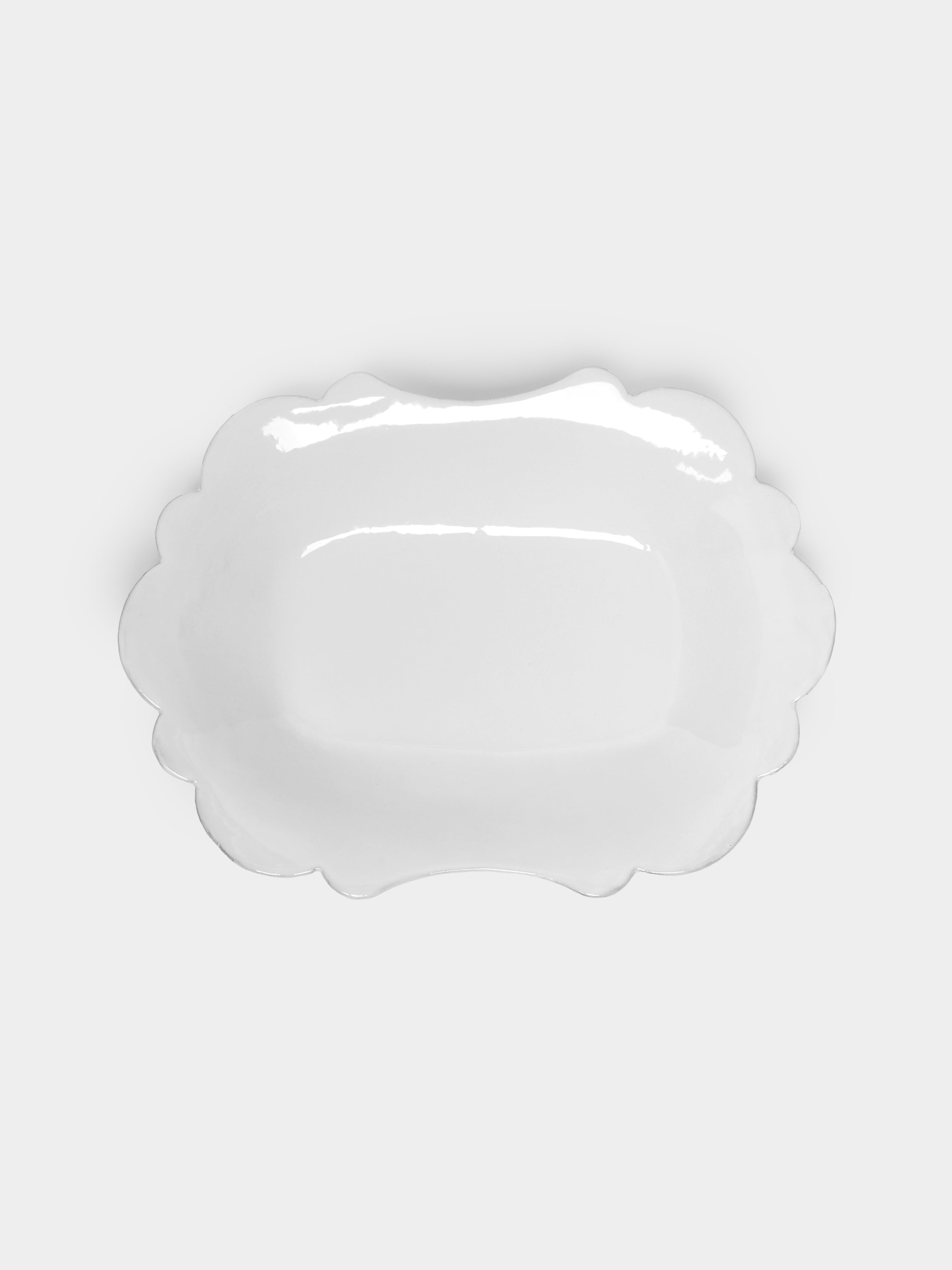 Astier de Villatte Colbert Hand-Glazed Ceramic Deep Platter