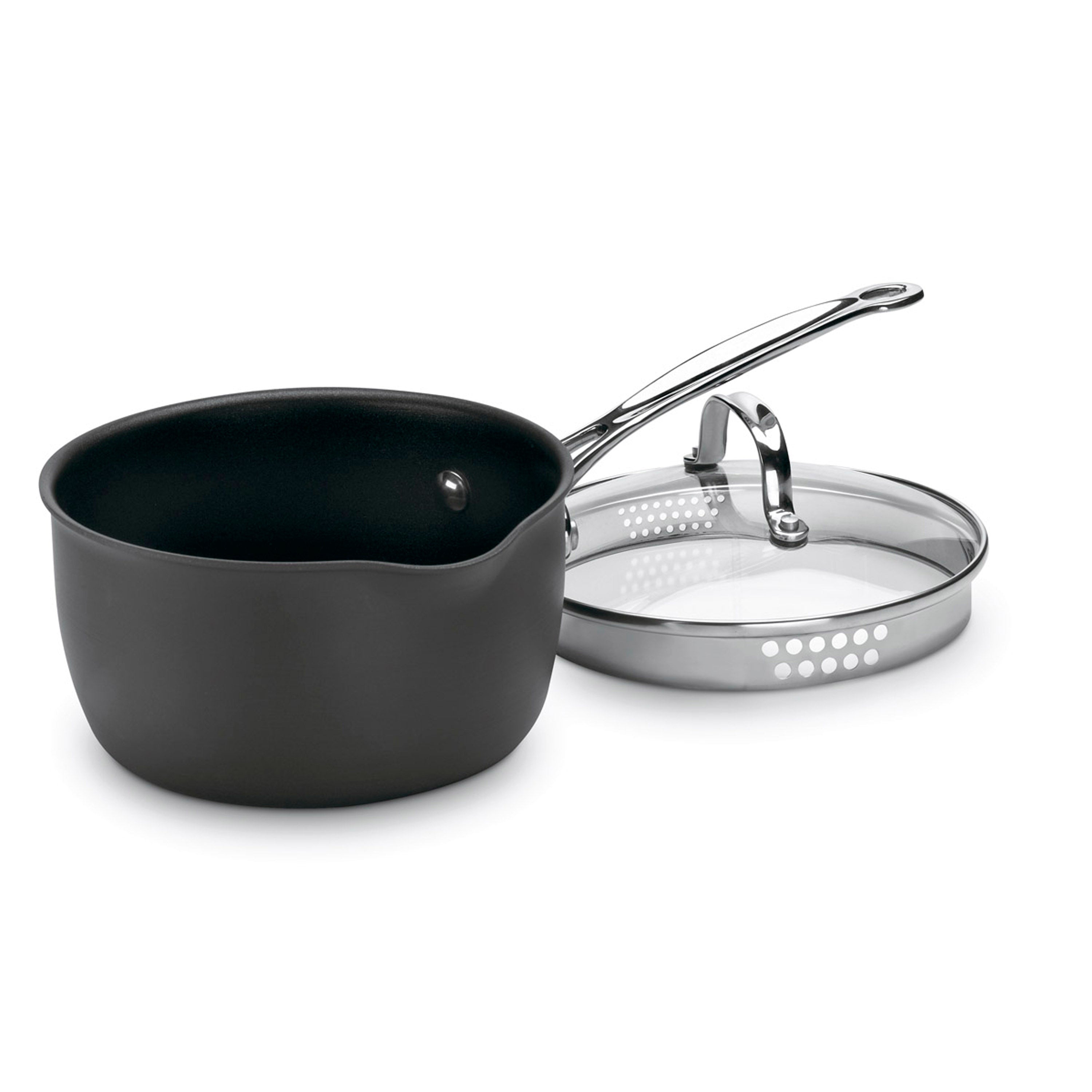 2 Quart Pour Saucepan in Black